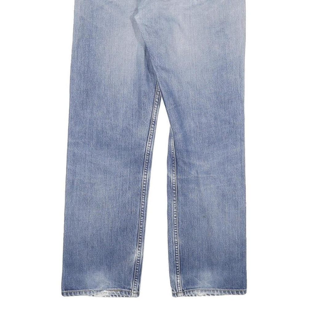 LEVI'S Mens Regular Fit Blue Denim Jeans W30 L30 Button Closure Classic Straight