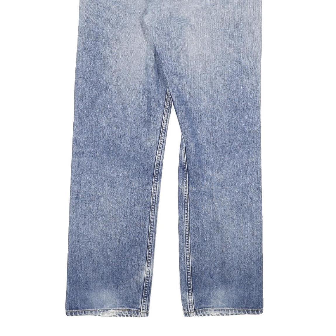 LEVI'S Mens Regular Fit Blue Denim Jeans W30 L30 Button Closure Classic Straight