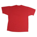 JERZEES Mens Red Husky Spirit Graphic T-Shirt XL Short Sleeve Crew Neck Casual