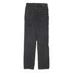 LEVI'S Womens Black Regular Straight Denim Jeans W25 L29 Classic Cotton Blend