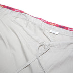 DICKIES Womens Cotton Blend Beige Loose Drawstring Trousers W40 L30 Casual