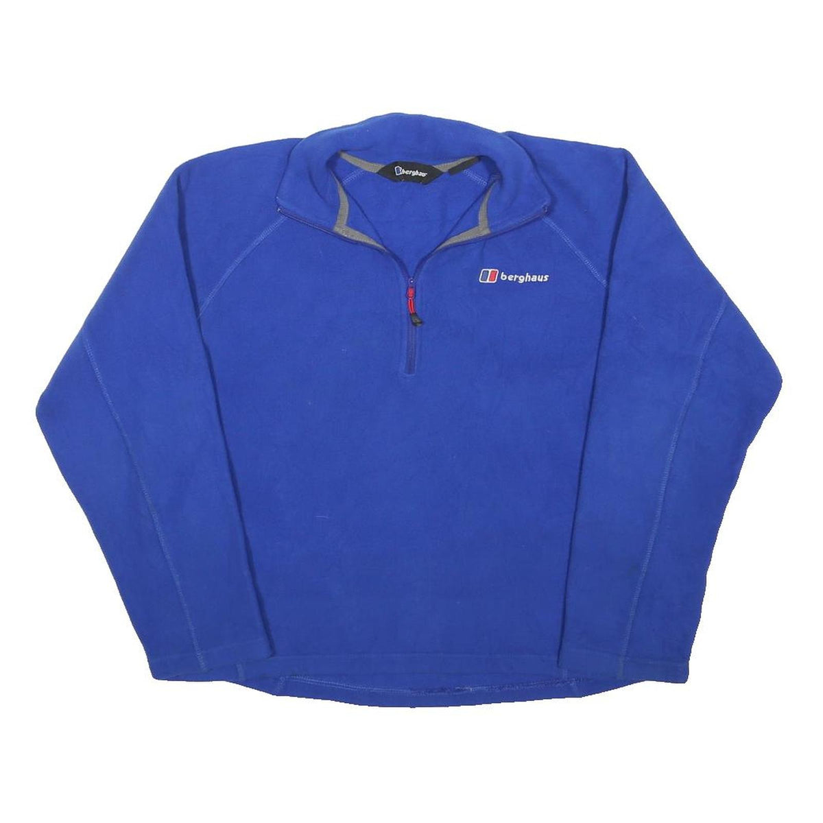BERGHAUS Womens Blue Plain Pullover Crew Neck Basic Knit S Outdoor Fleece Jumper