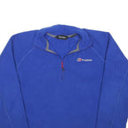 BERGHAUS Womens Blue Plain Pullover Crew Neck Basic Knit S Outdoor Fleece Jumper