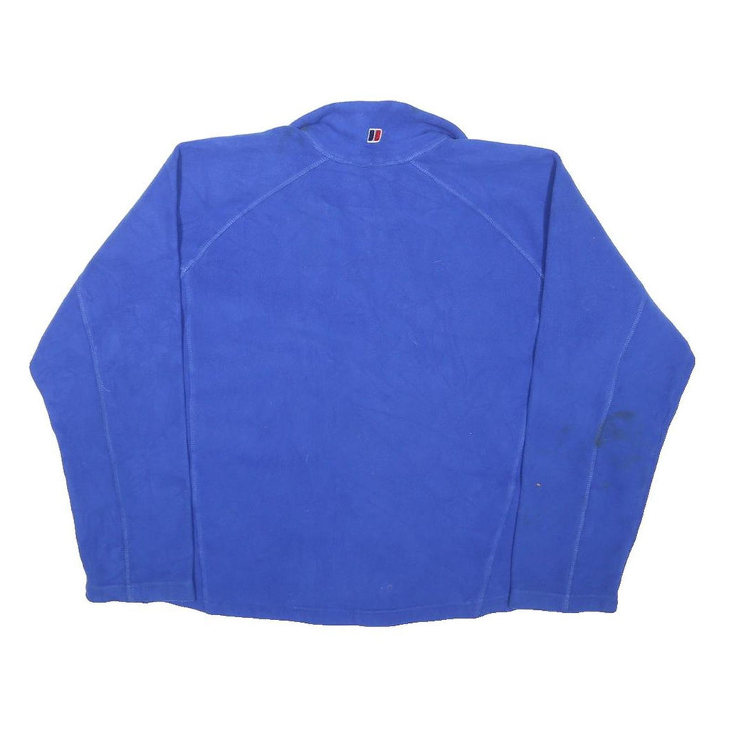 BERGHAUS Womens Blue Plain Pullover Crew Neck Basic Knit S Outdoor Fleece Jumper