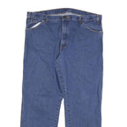 DICKIES Mens Blue Regular Fit Straight Leg Denim Jeans W40 L30 Durable Cotton
