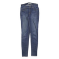 LEVI'S 710 Womens Slim Skinny Denim Raw Blue Stretch W26 L30 Skinny Jeans