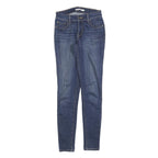 LEVI'S 710 Womens Slim Skinny Denim Raw Blue Stretch W26 L30 Skinny Jeans