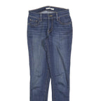 LEVI'S 710 Womens Slim Skinny Denim Raw Blue Stretch W26 L30 Skinny Jeans