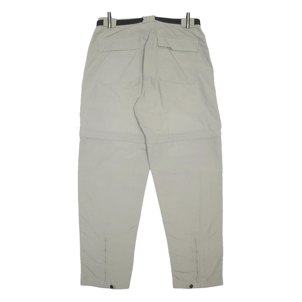 THE NORTH FACE Mens Nylon Beige Relaxed Straight Trousers W32 L31 Outdoor Casual