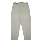 THE NORTH FACE Mens Nylon Beige Relaxed Straight Trousers W32 L31 Outdoor Casual