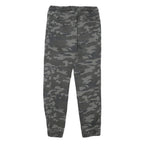 DOWNLOAD Mens Cotton Blend Slim Camouflage Drawstring Trousers W26 L26 Casual