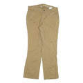 CARHARTT Womens Cotton Blend Beige Regular Fit Straight Trousers W32 L30