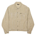 RALPH LAUREN POLO JEANS COMPANY Mens Beige Cotton Blend Button Jacket M Casual