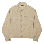 RALPH LAUREN POLO JEANS COMPANY Mens Beige Cotton Blend Button Jacket M Casual
