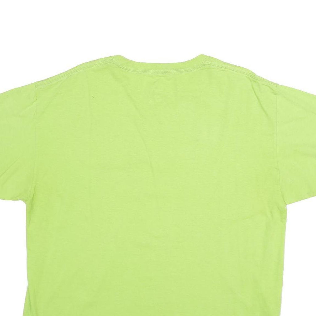 MAJESTIC Mens Green Seattle Seahawks Graphic T-Shirt L Short Sleeve Crew Neck