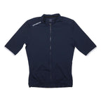 SPEXCEL Womens Navy & White Modern T-Shirt L Short Sleeve Crew Neck Performance