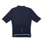 SPEXCEL Womens Navy & White Modern T-Shirt L Short Sleeve Crew Neck Performance