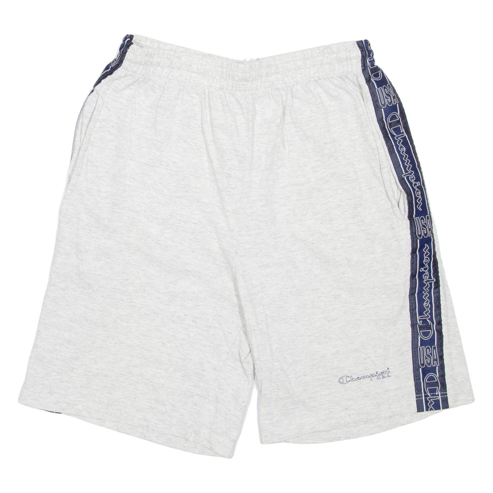 CHAMPION Mens Sports Shorts Grey L W26