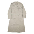 DANNIMAC Womens Beige Cotton Blend Trench Jacket M Button Closure Classic