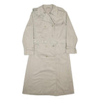 DANNIMAC Womens Beige Cotton Blend Trench Jacket M Button Closure Classic