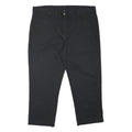 DICKIES Mens Regular Fit Black Polyester Blend Zip Trousers W38 L25 Workwear