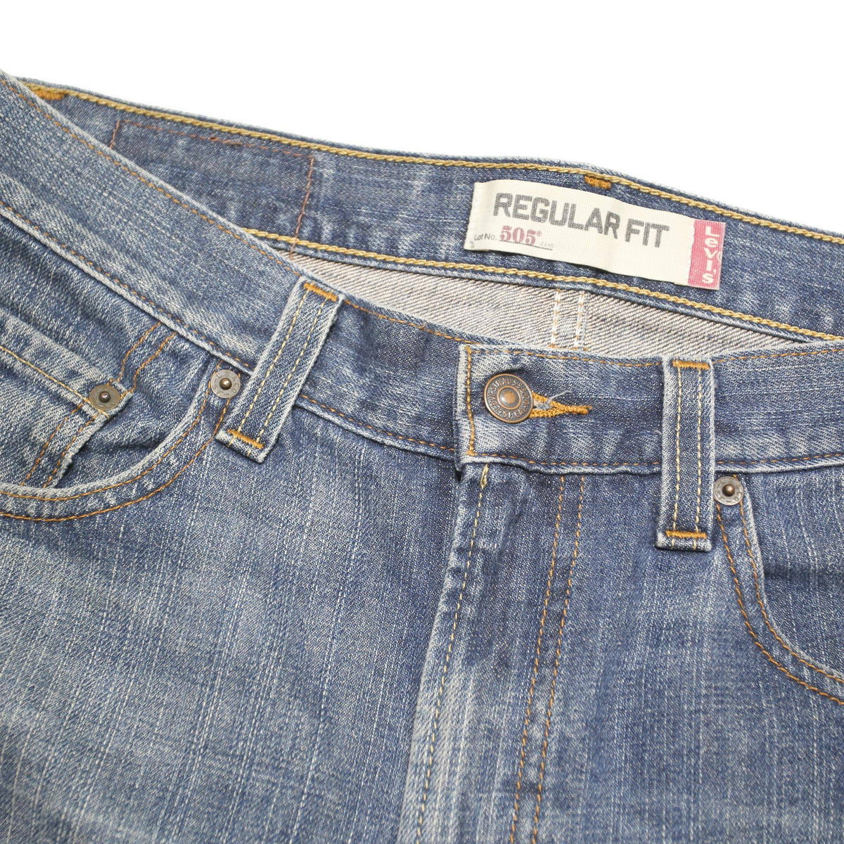 LEVI'S 550 Straight Mens Jeans Blue Regular Straight Denim Medium W32 L30
