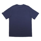 WILSON Mens Blue Cotton T-Shirt M Short Sleeve Crew Neck Logo Print