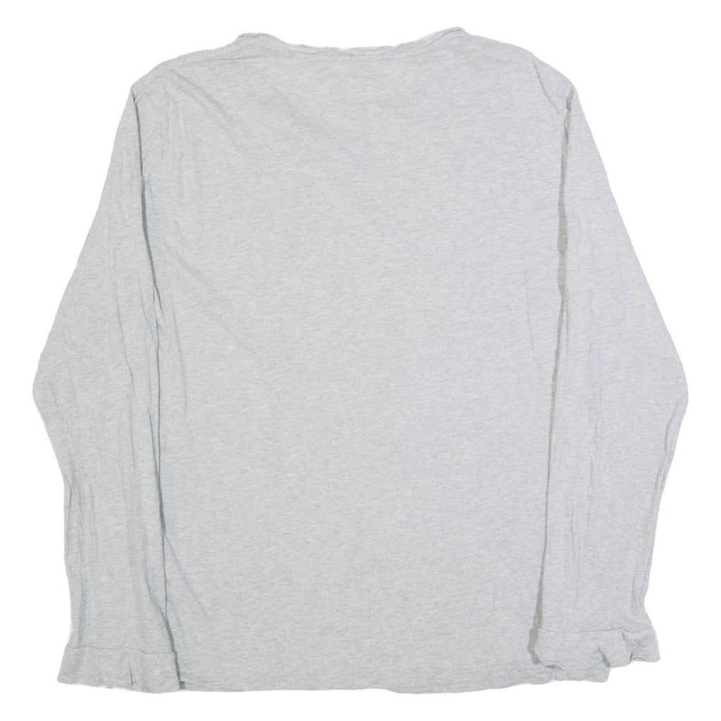JACK WILLS Mens T-Shirt Grey Long Sleeve L