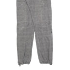 H&M Mens Cotton Blend Grey Regular Cargo Trousers W34 L34 Utility Casual Zip