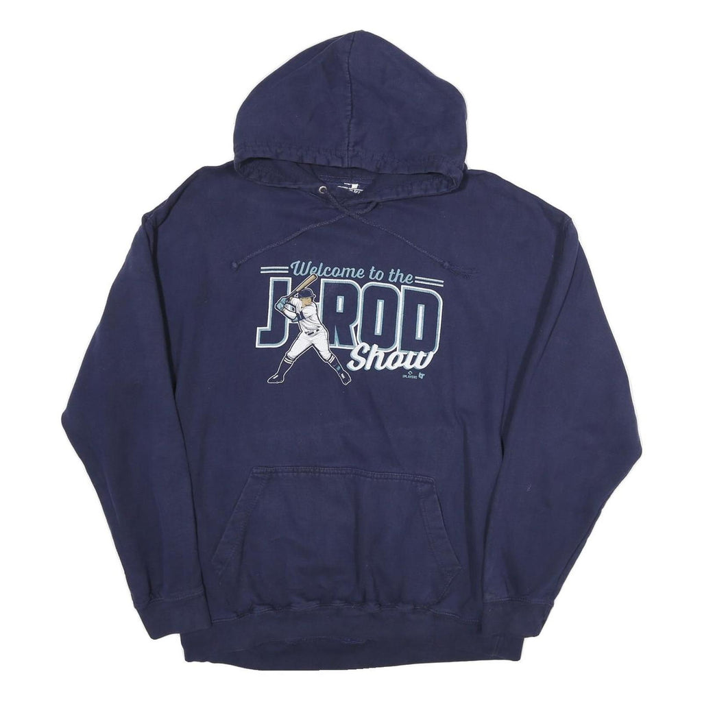 BREAKING Mens Navy Hoodie L Welcome To The J Rod Show Sweatshirt Cotton