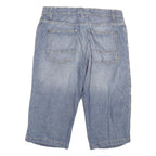 CASUAL WEAR Mens Light Blue Denim Casual Shorts L W32 Cotton Blend Comfortable