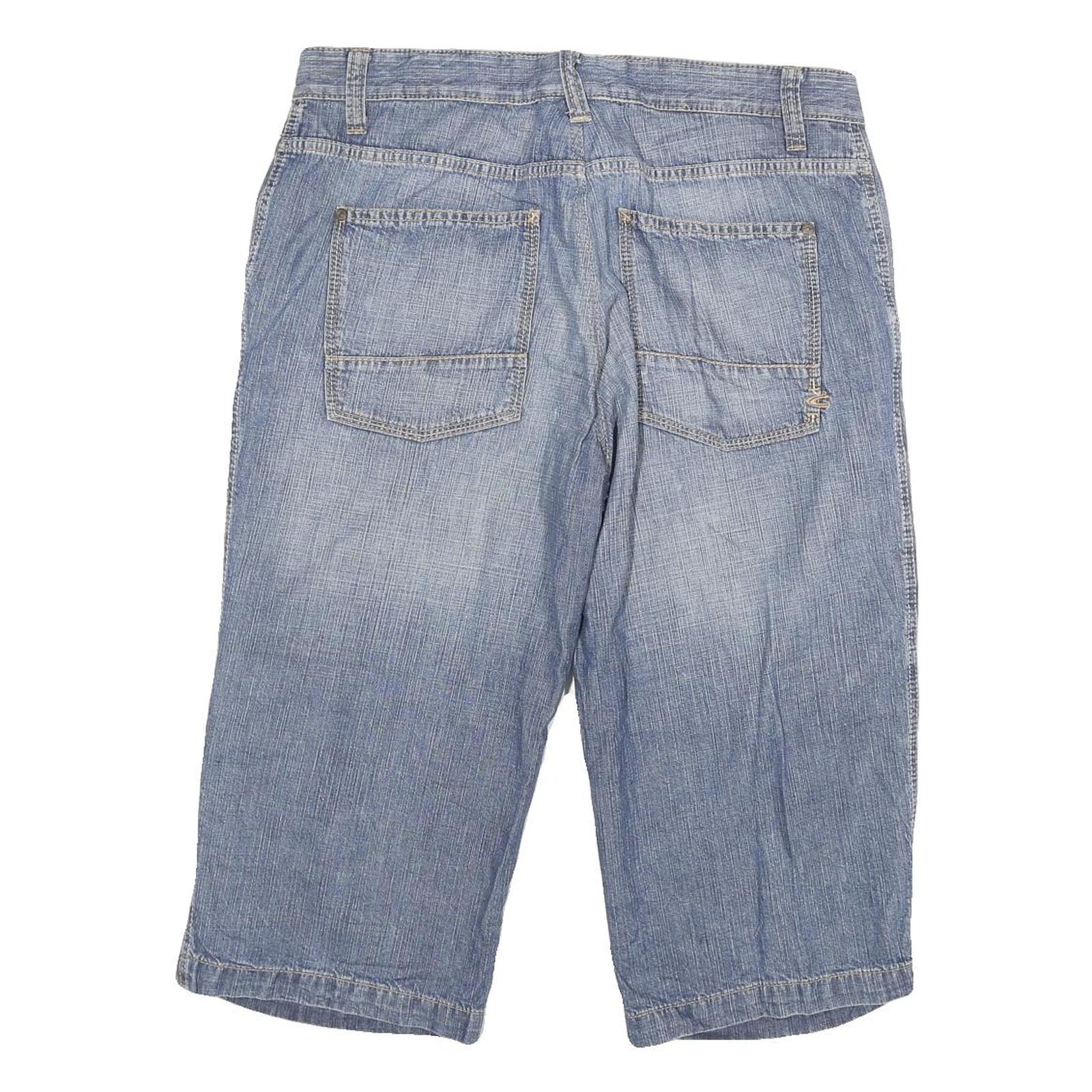 CASUAL WEAR Mens Light Blue Denim Casual Shorts L W32 Cotton Blend Comfortable