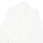 HILFIGER DENIM Mens White Shirt S Classic Cotton Blend Long Sleeve Button Shirt