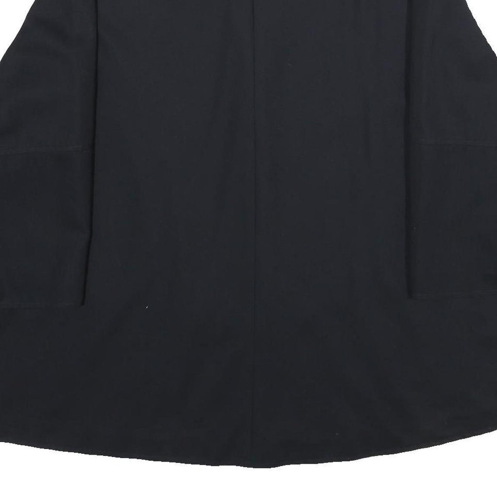 LUISA SPAGNOLI Womens Black Wool Blend Button Jacket M Classic Tailored Large