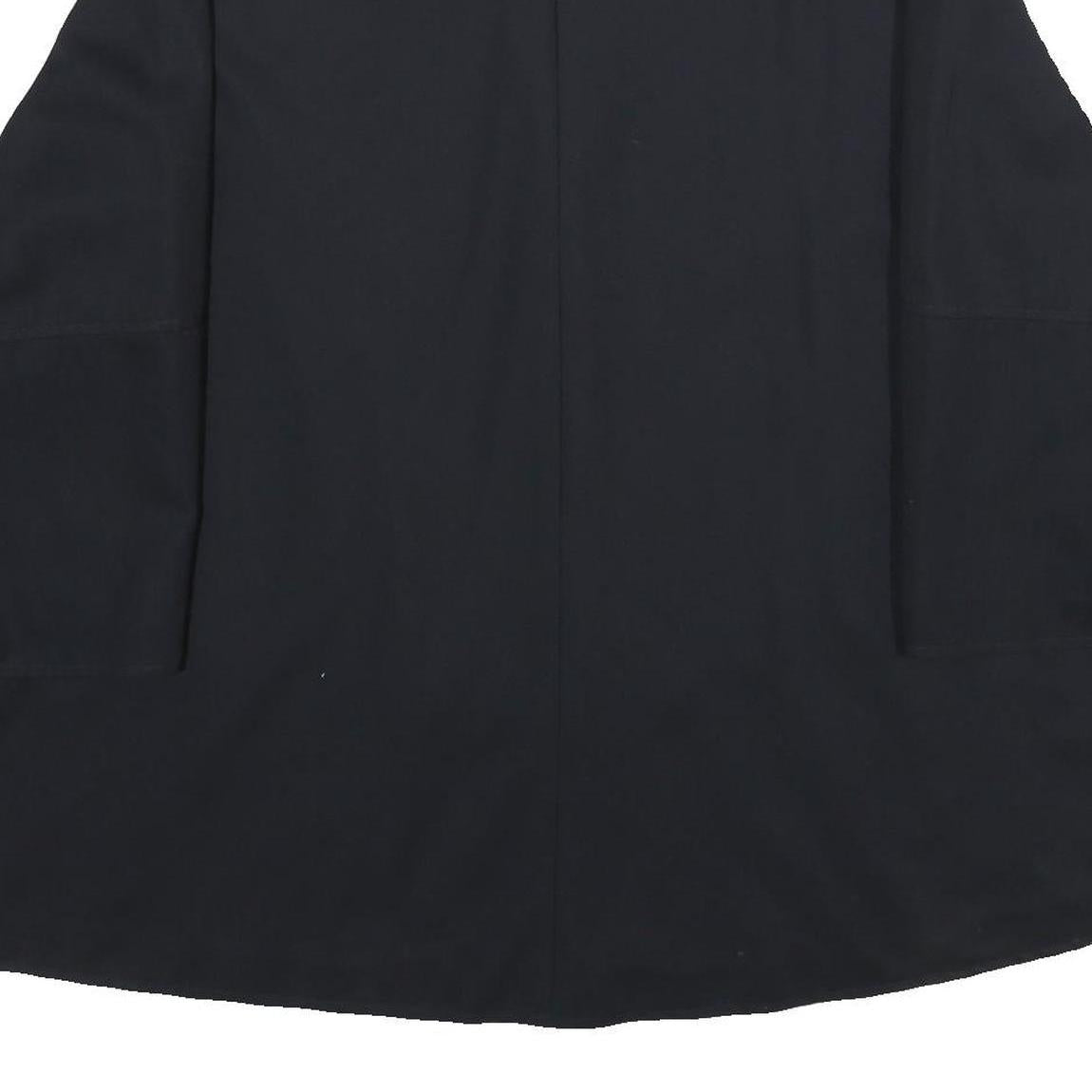 LUISA SPAGNOLI Womens Black Wool Blend Button Jacket M Classic Tailored Large