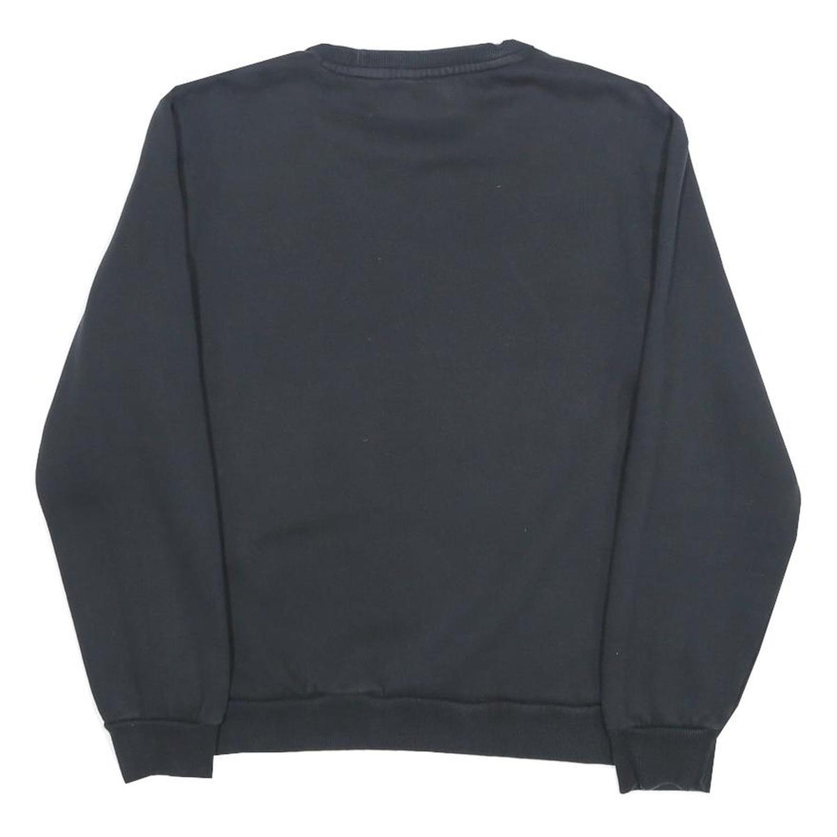 PUMA Mens Black Cotton Blend Crew Neck Sweatshirt S Casual Sports