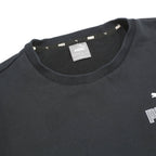 PUMA Mens Black Cotton Blend Crew Neck Sweatshirt S Casual Sports