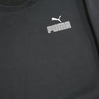 PUMA Mens Black Cotton Blend Crew Neck Sweatshirt S Casual Sports