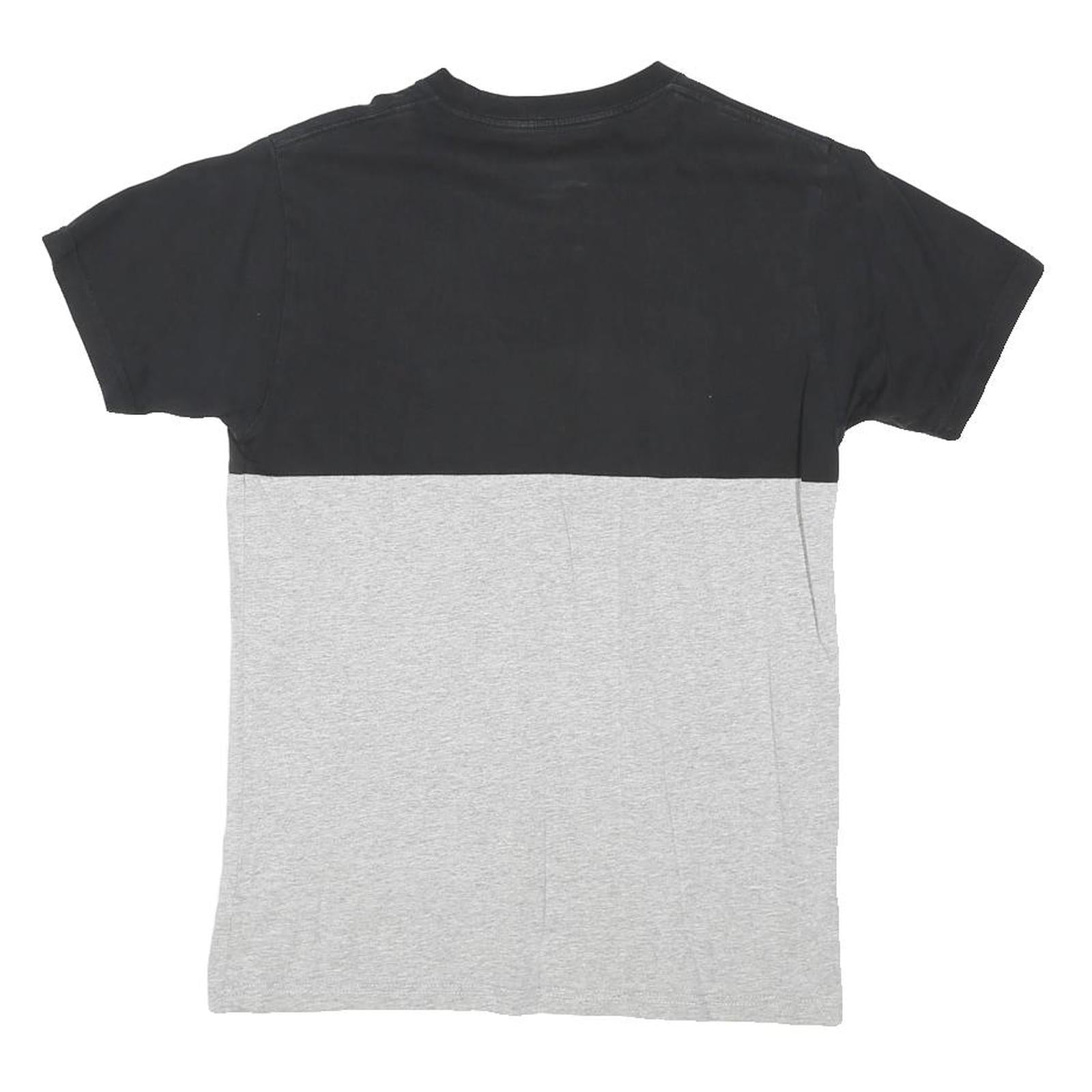 VANS Mens Black & Grey Modern T-Shirt S Short Sleeve Crew Neck Cotton Blend