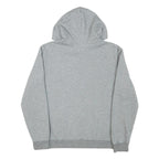 PUMA Mens Grey Pullover Hoodie S Cotton Blend Logo Print Casual Sweatshirt