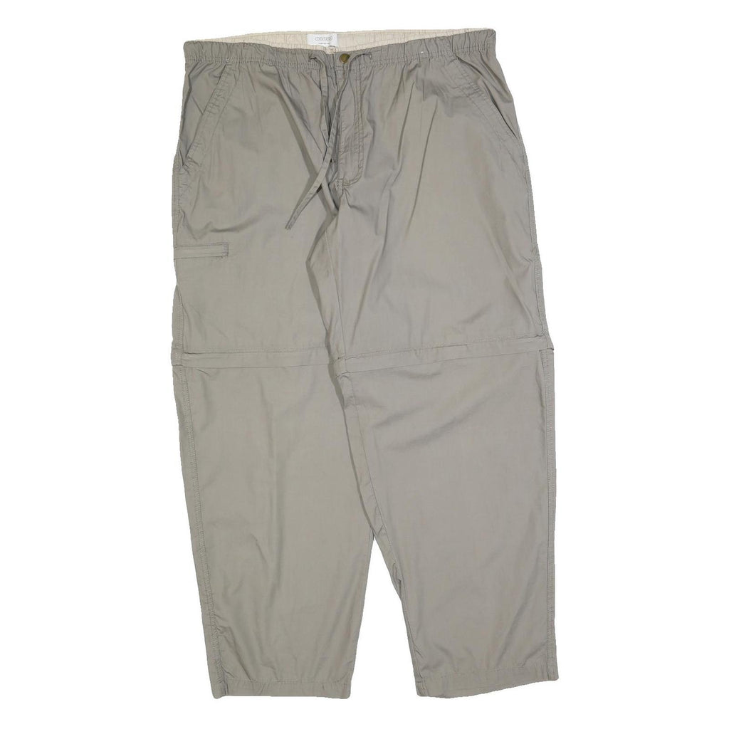 CANDA Mens Cotton Blend Beige Relaxed Trousers W40 L32 Casual Utility