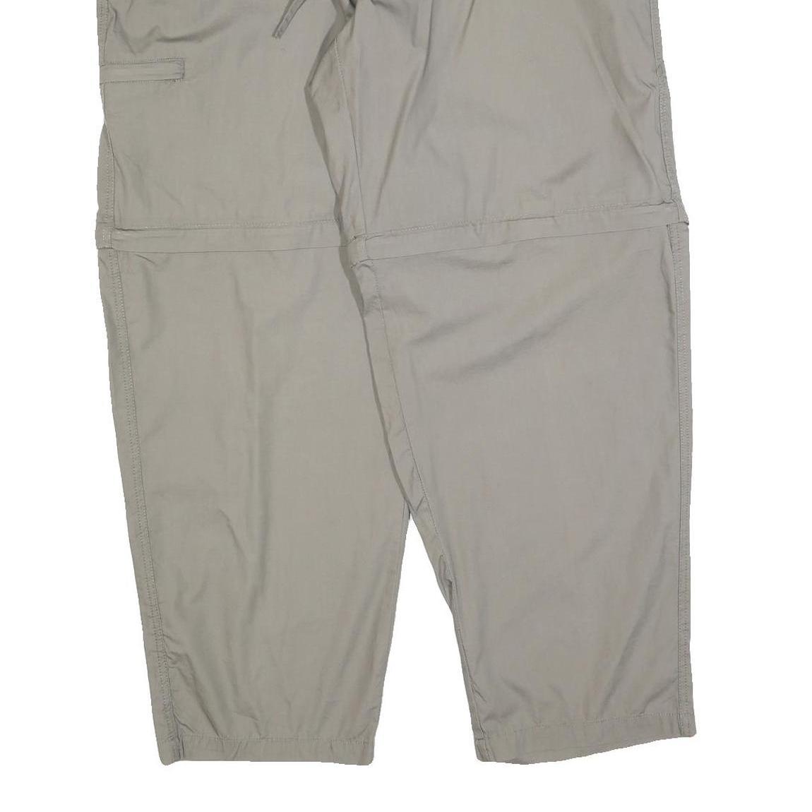 CANDA Mens Cotton Blend Beige Relaxed Trousers W40 L32 Casual Utility