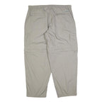 CANDA Mens Cotton Blend Beige Relaxed Trousers W40 L32 Casual Utility