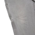 DICKIES Mens Relaxed Grey Denim W34 L30 Workwear Carpenter Jeans Zip Closure