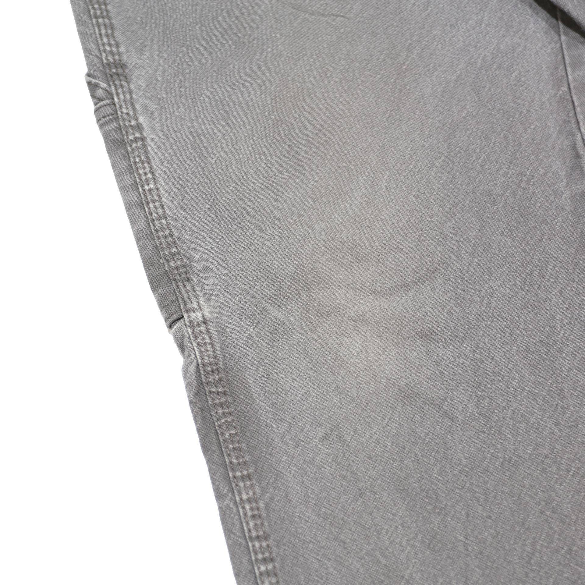 DICKIES Mens Relaxed Grey Denim W34 L30 Workwear Carpenter Jeans Zip Closure