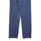 CALVIN KLEIN JEANS Womens Blue Regular Straight Denim Rinse W28 L30 Zip Closure