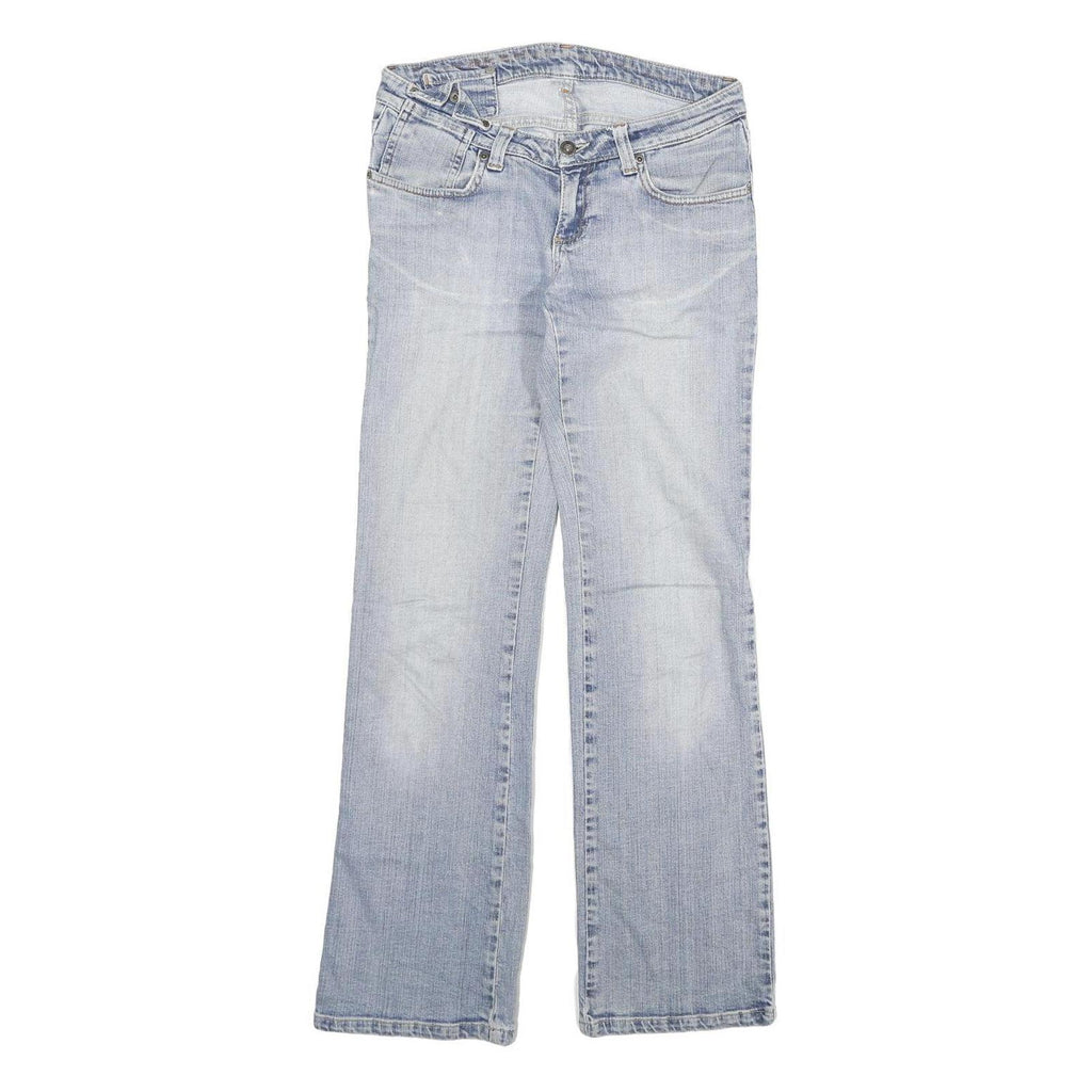 DICKIES Womens Regular Fit Light Blue Denim Regular Leg Jeans W28 L30