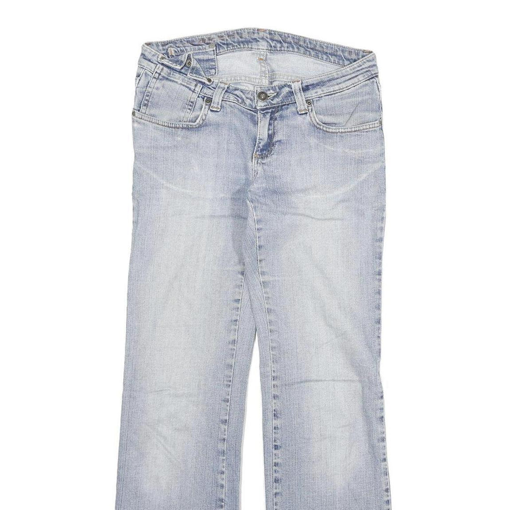 DICKIES Womens Regular Fit Light Blue Denim Regular Leg Jeans W28 L30