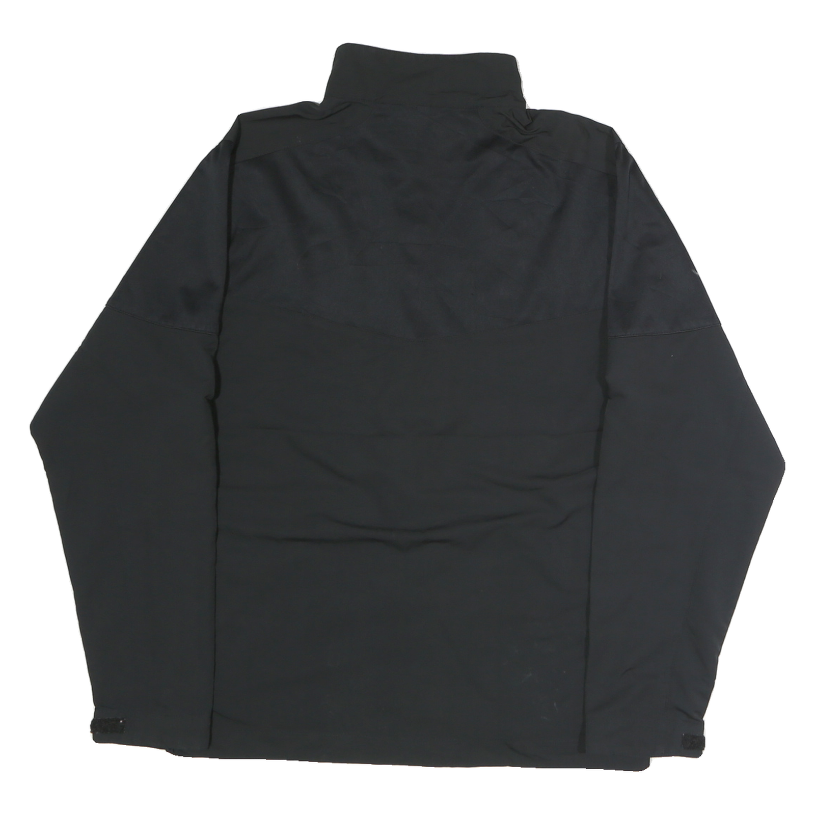 NIKE Mens Black Shell Jacket S Polyester Zip Sportswear Resort Logo