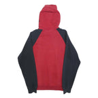 AIR JORDAN Mens Red & Black Pullover Hoodie S Jumpman Logo Drawstring